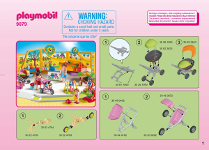 Manual Playmobil set 9079 City Life Magazin pentru bebelusi