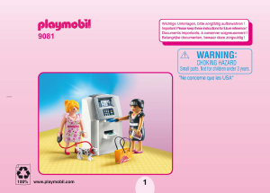 Mode d’emploi Playmobil set 9081 City Life Distributeur automatique