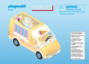 Mode d’emploi Playmobil set 9114 City Life Camion de crème glacée