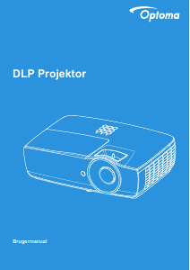 Brugsanvisning Optoma X460 Projektor