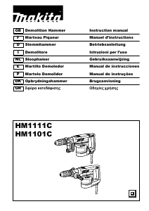 Manual de uso Makita HM1101C Martillo de demolición
