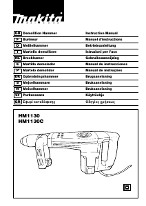 Bedienungsanleitung Makita HM1130C Schlaghammer
