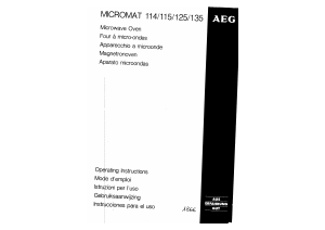 Handleiding AEG Micromat 115 Magnetron