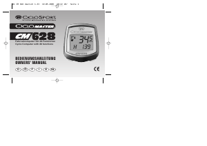 Bedienungsanleitung CicloSport CicloMaster CM 628 Fahrradcomputer