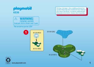 Manuale Playmobil set 6536 Outdoor Famiglia escursione in montagna