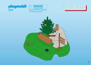 Mode d’emploi Playmobil set 6578 Outdoor Espace de repos pour randonneurs
