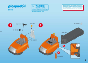 Handleiding Playmobil set 6508 Cityservice Mega kiepwagen