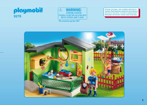Käyttöohje Playmobil set 9276 Animal Clinic Kissahoitola