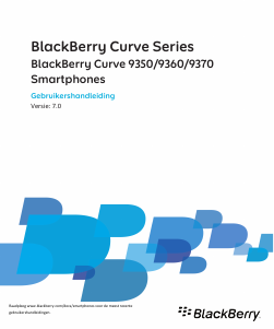 Handleiding BlackBerry Curve 9360 Mobiele telefoon