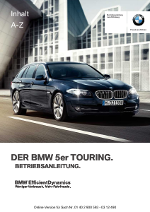 Bedienungsanleitung BMW 528i (2012)