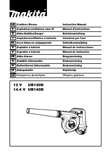 Manual Makita UB120D Leaf Blower