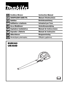 Manual Makita UB360D Leaf Blower