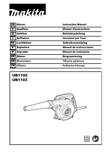 Manual Makita UB1102 Leaf Blower
