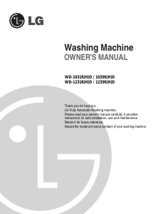 Handleiding LG WDS1031RD Wasmachine