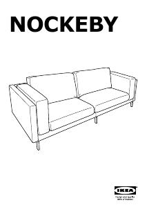 Bruksanvisning IKEA NOCKEBY (251x97x82) Soffa