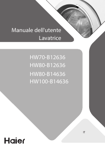 Manuale Haier HW70-12636 Lavatrice
