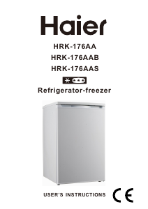 Handleiding Haier HRK-176AA Koelkast