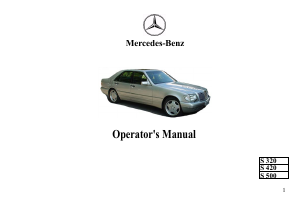 Manual Mercedes-Benz S 420 (1996)