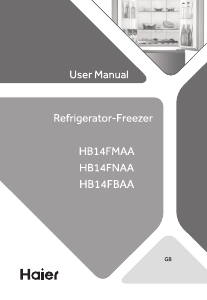 Manuale Haier HB14FNAA Frigorifero-congelatore