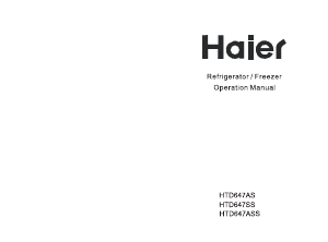 Manual Haier HB21FC75NS Fridge-Freezer