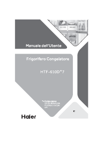 Manuale Haier HTF-610DSN7 Frigorifero-congelatore