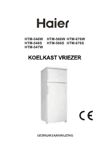 Handleiding Haier HTM-547W Koel-vries combinatie