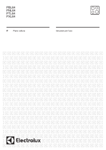 Manuale Electrolux PBL64V Piano cottura