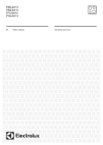Manuale Electrolux PBL641V Piano cottura