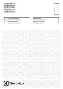 Vadovas Electrolux EJ2301AOX2 Šaldytuvas-šaldiklis
