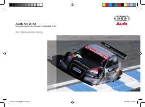 Bedienungsanleitung Audi A4 DTM Funkferngesteuerten auto
