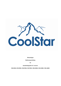Bedienungsanleitung CoolStar CSKL14000i Klimagerät