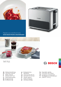 Használati útmutató Bosch TAT7S25 Kenyérpirító