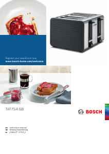 Manual Bosch TAT7S45GB Toaster