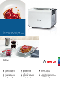 Manual Bosch TAT8612 Torradeira