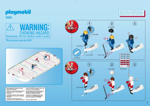 Bedienungsanleitung Playmobil set 5068 Sports NHL Arena