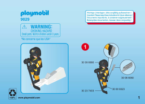 Handleiding Playmobil set 9029 Sports NHL Pittsburgh Penguins speler