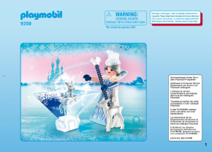 Handleiding Playmobil set 9350 Fairy Tales Prinses ijskristal
