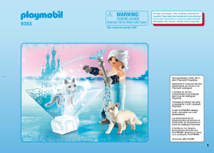 Handleiding Playmobil set 9353 Fairy Tales Prinses winterbloesem