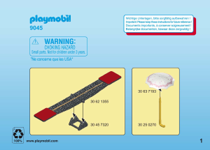 Hướng dẫn sử dụng Playmobil set 9045 Circus Nhào lộn