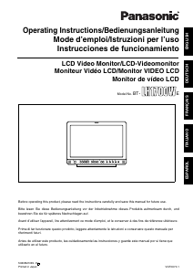Handleiding Panasonic BT-LH1700We LCD monitor