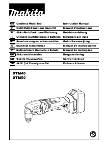 Bruksanvisning Makita DTM50 Multiverktyg