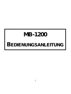 Bedienungsanleitung Hyundai MB-1200 Handy