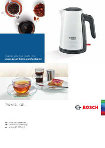Bedienungsanleitung Bosch TWK6A031GB Wasserkocher