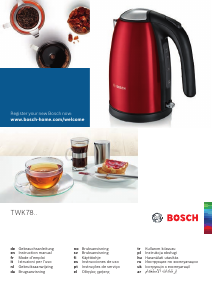 Instrukcja Bosch TWK78A01 Czajnik