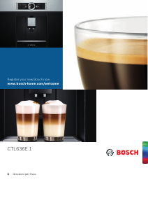 Manuale Bosch CTL636EB1 Macchina da caffè
