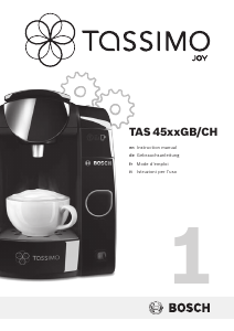 Bedienungsanleitung Bosch TAS4502GB Kaffeemaschine