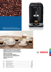 Руководство Bosch TIS30129RW Кофе-машина