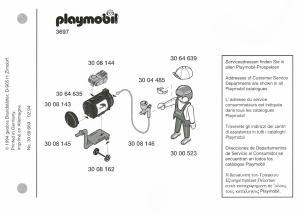 Handleiding Playmobil set 3697 Racing Schilder met airbrush