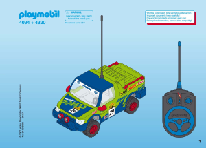 Handleiding Playmobil set 4094 Racing RC rallytruck