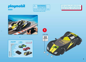 Instrukcja Playmobil set 9089 Racing Wyścigówka RC Supersport